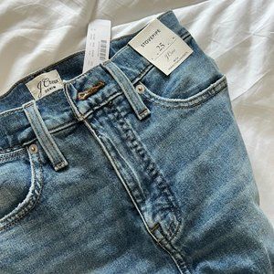 J Crew Stovepipe jean - high rise skinny'ish